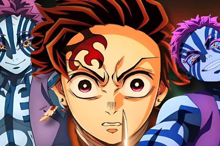 demon slayer infinity castle boring fight akaza tanjiro
