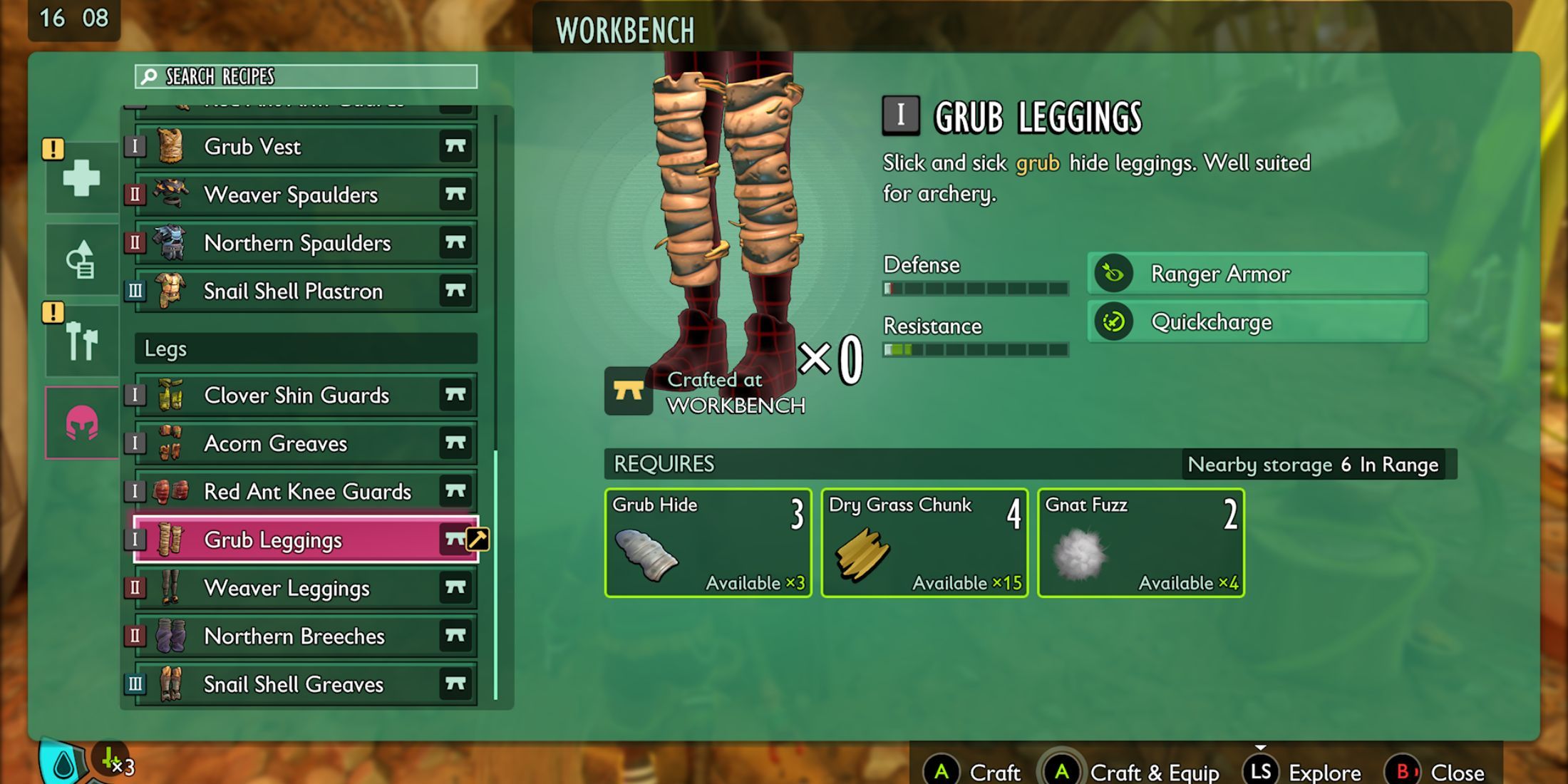 Grub Leggings in Grounded 2