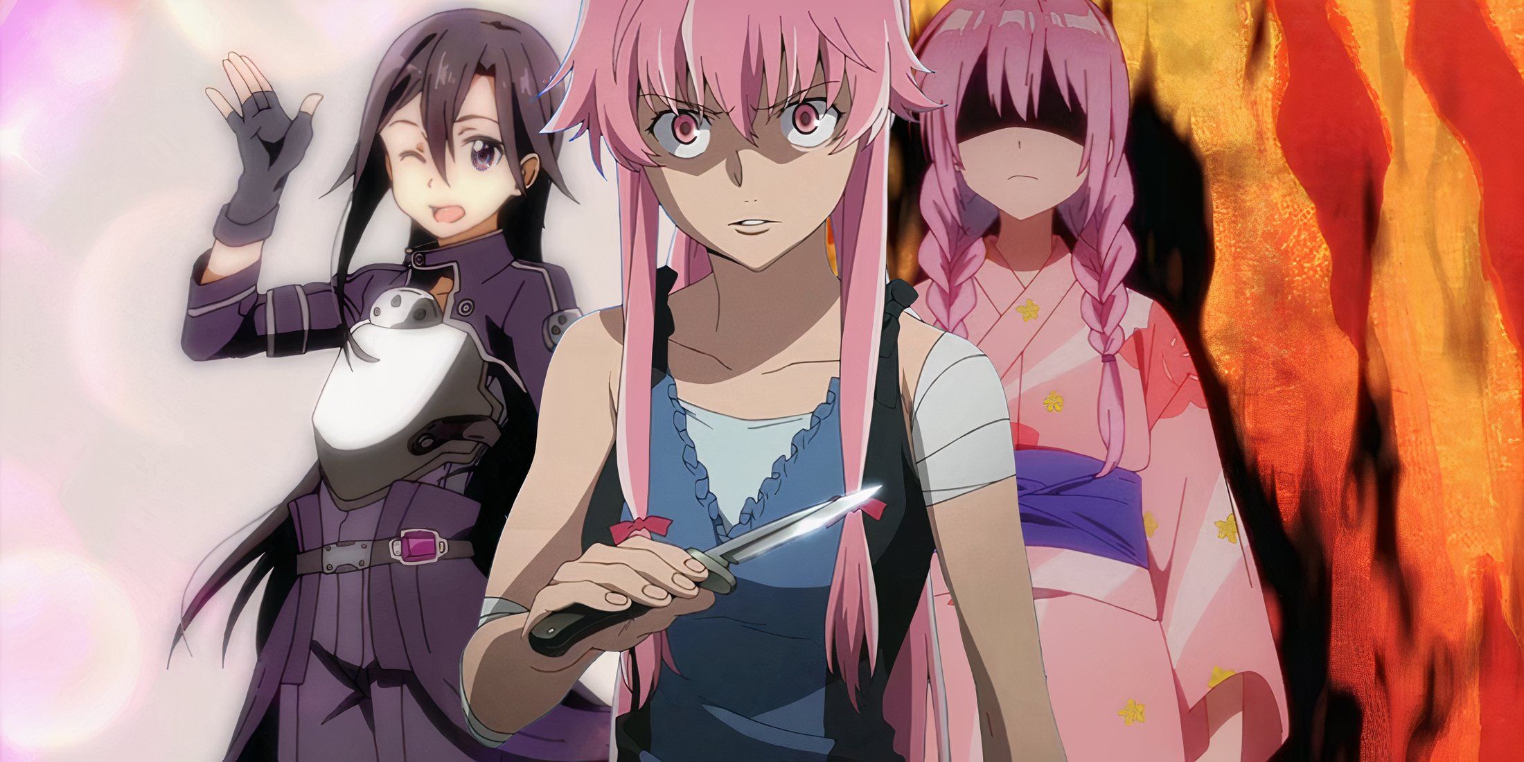 overhated anime sword art online, future diary, shikimori