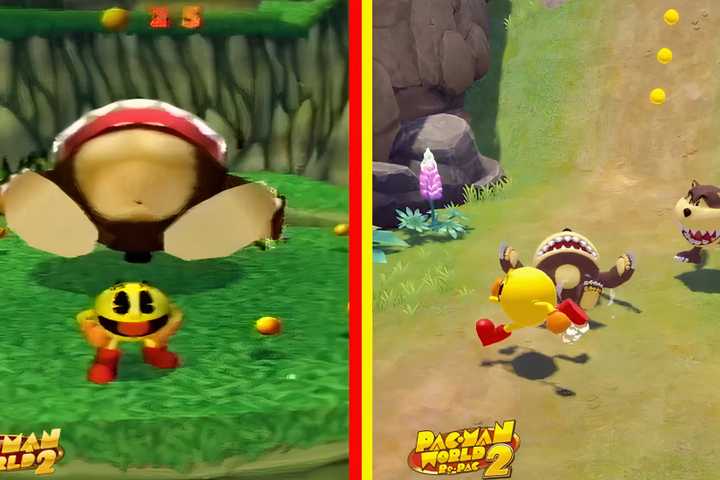 Pac-Man World 2 Re-Pac comparison trailer thumb