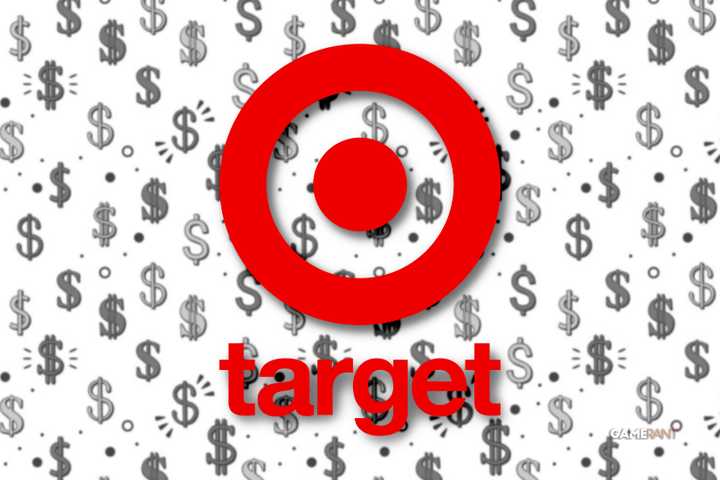 target logo over dollar sign background