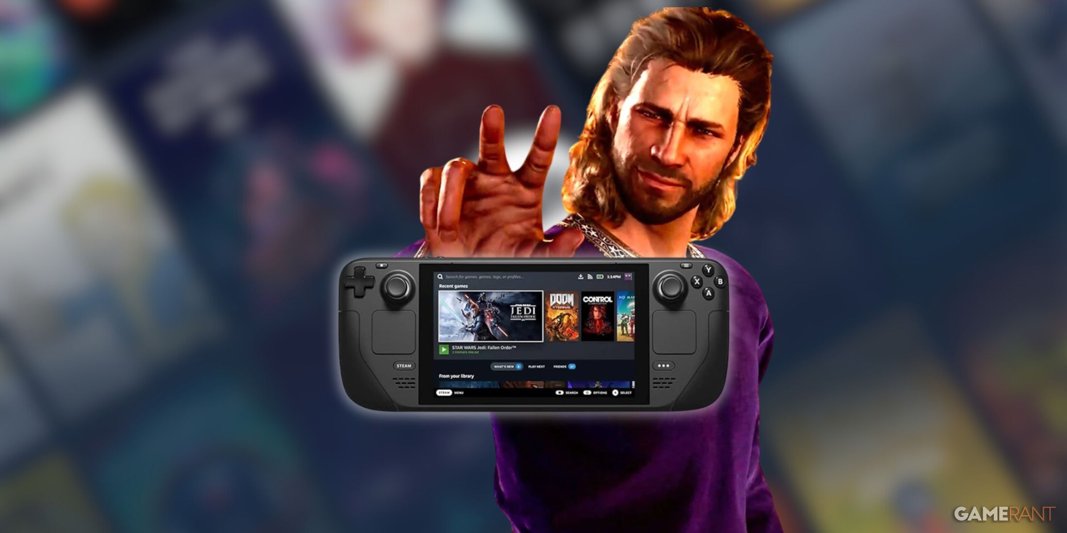 gamer builds custom steam-deck-inspired controller