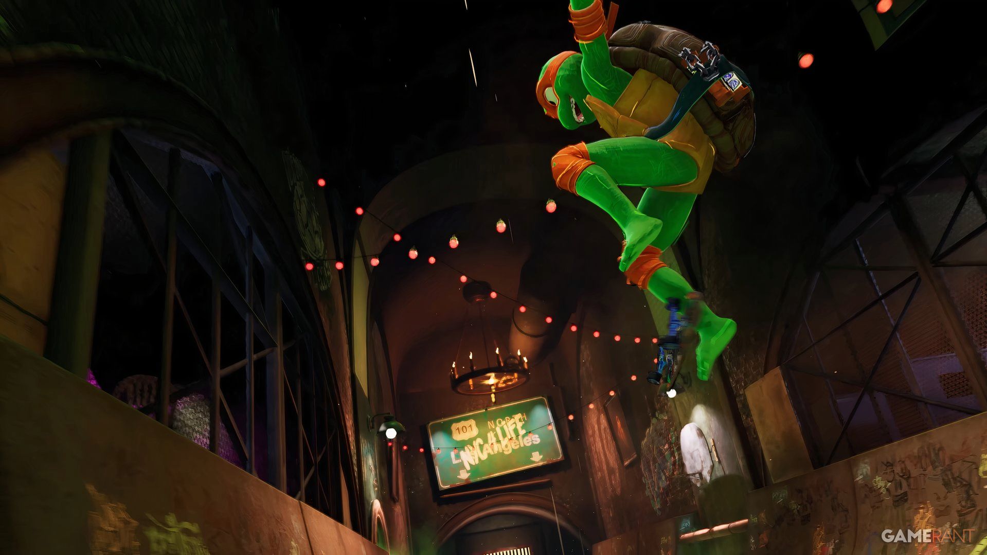 Tony Hawk Pro Skater 3+4 Teenage Mutant Ninja Turtle Michaelangelo Kickflip
