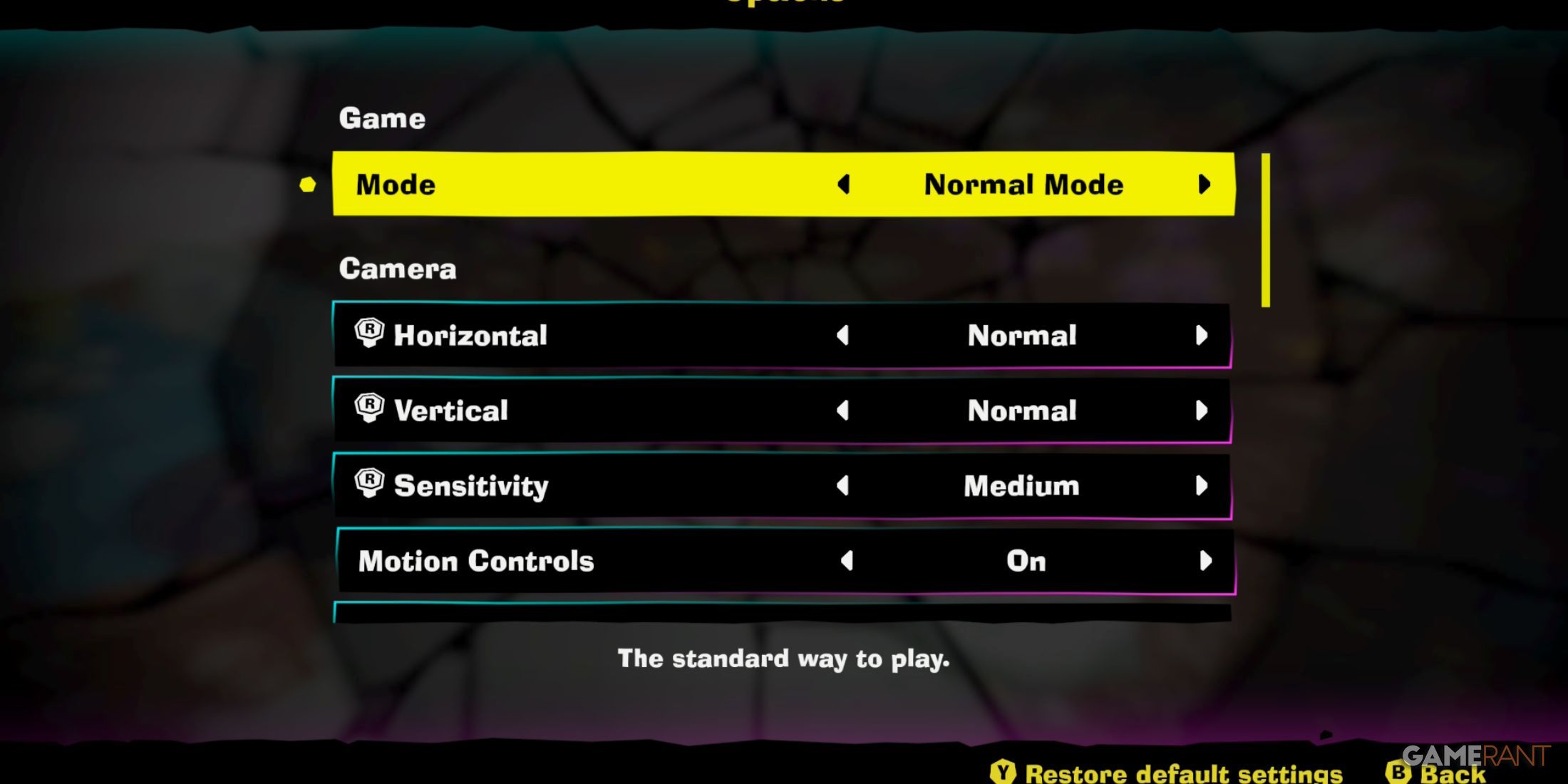 changing difficulty in Donkey Kong Bananza