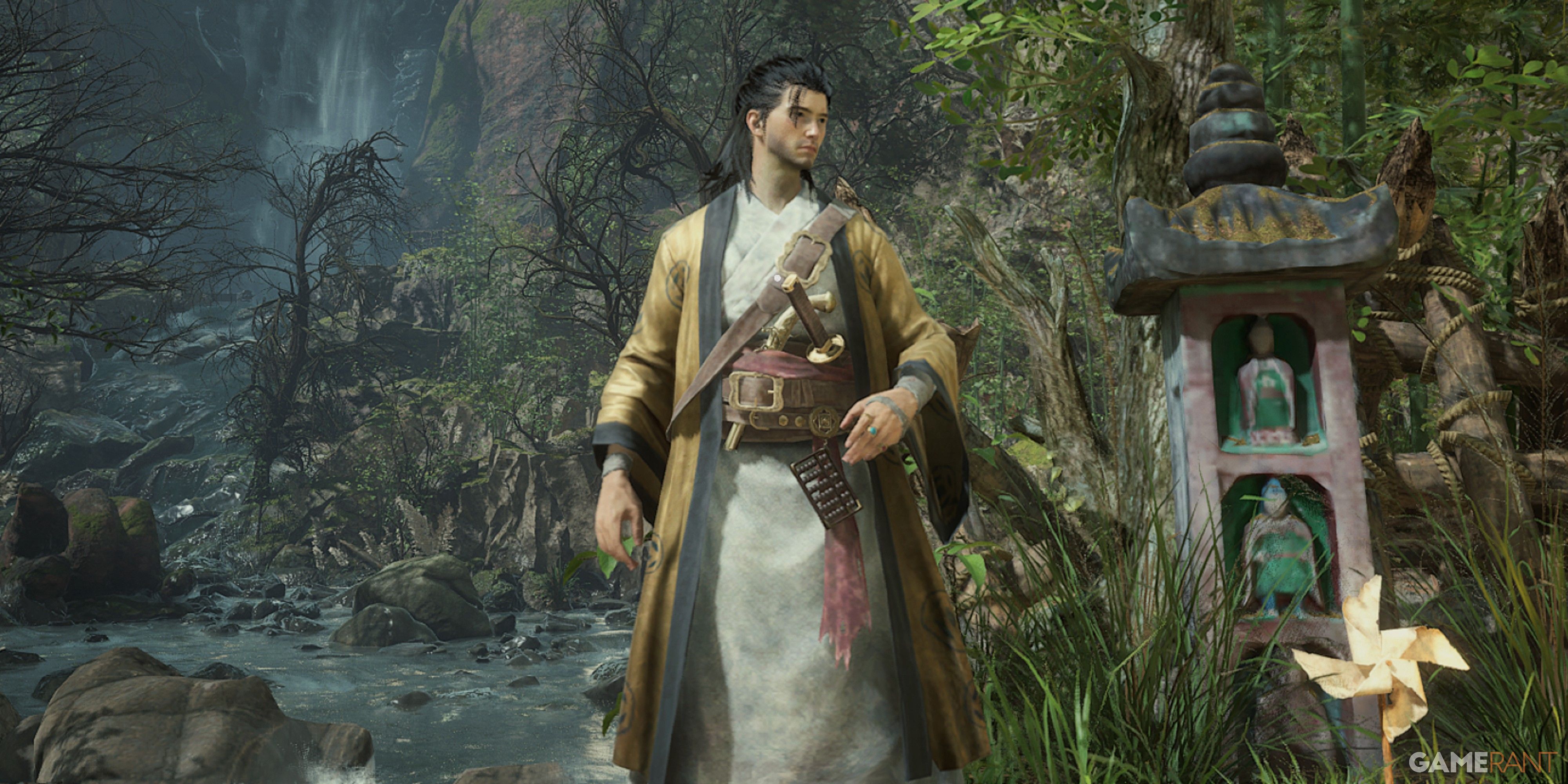 Wuchang Fallen Feathers Merchant Armor Set (He Youzai)